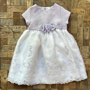 Good Lad Formal Lavender White Dress Size 24 Months